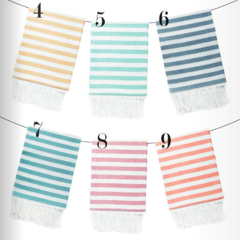 FOUTA PLAID CEYLIA 90 X 180 CM - 5 COLORIS