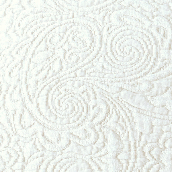 COUVRE LIT PALAZZO 230 x 250 NEIGE + TAIES