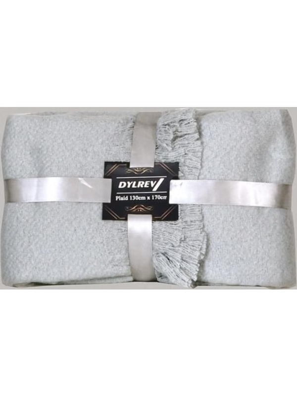 PLAID DIANA 130 X 160 CM GRIS