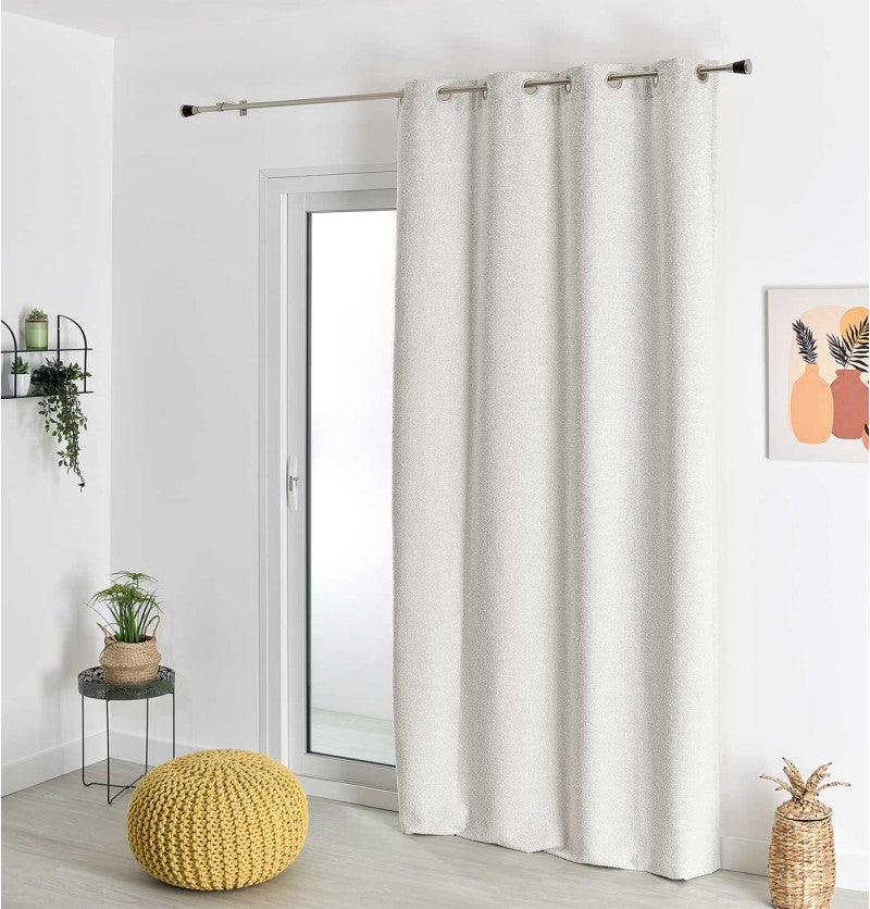 RIDEAU THERMIQUE HIGLAND ECRU 140 X 260 CM