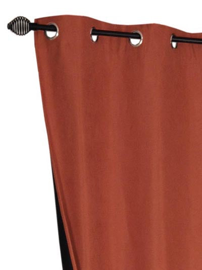 RIDEAU THERMIQUE 140 x 240CM BRIQUE
