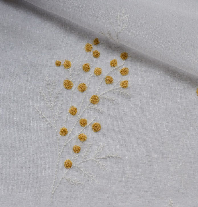 VOILAGE MIMOSA 140 X 240 JAUNE