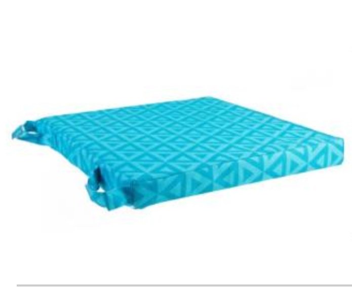 GALETTE DE CHAISE EULIA OUTDOOR BLEU