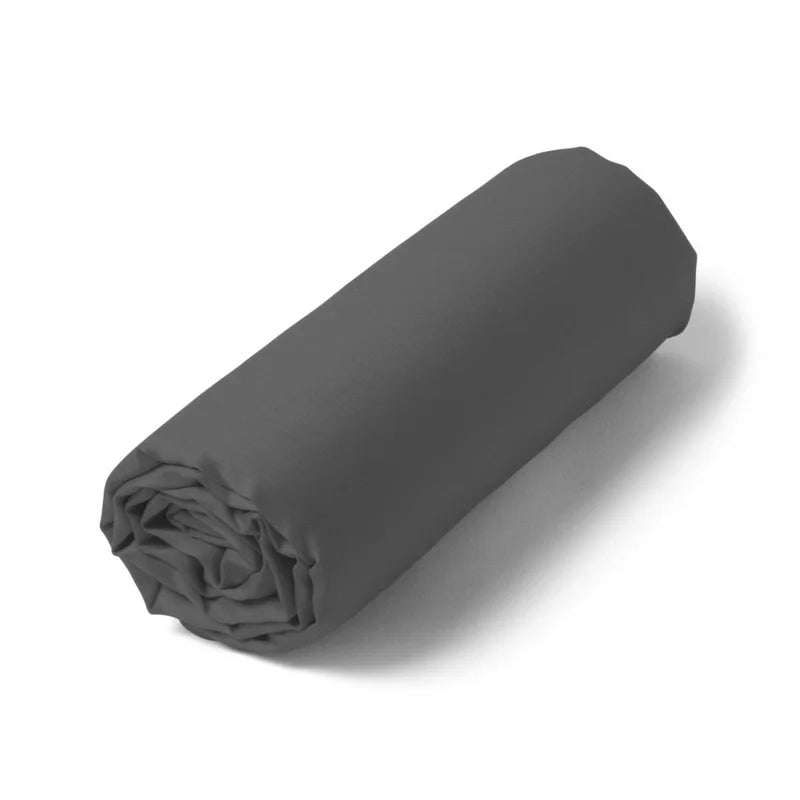 DRAP HOUSSE UNIS ANTHRACITE- 2 Dimensions