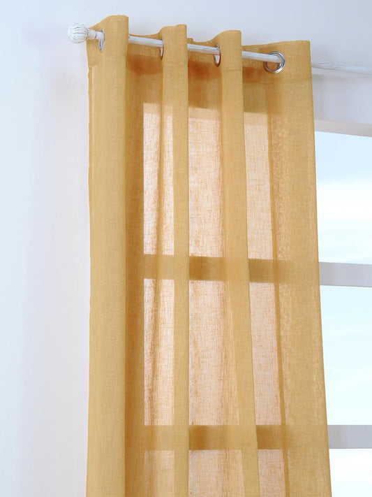 VOILAGE PALOMA 140 X 260 CM MOUTARDE