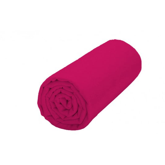 DRAP HOUSSE UNIS FUSCHIA 90 x 200 CM