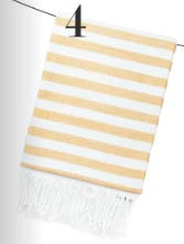 FOUTA PLAID CEYLIA 90 X 180 CM - 5 COLORIS