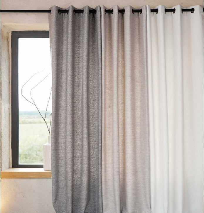 RIDEAU THERMIQUE HIGLAND ECRU 140 X 260 CM