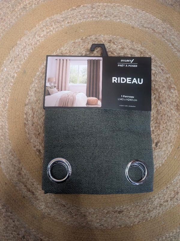 RIDEAU AURORE 140 x 240 CM KAKI