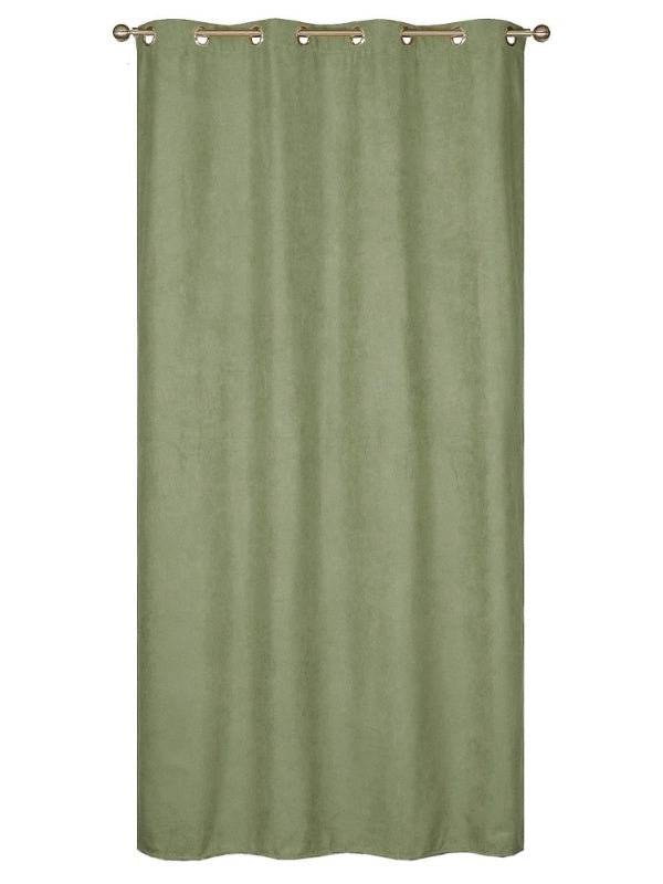 RIDEAU THERMIQUE  SUEDINE MATHIA 140X 240 VERT THE