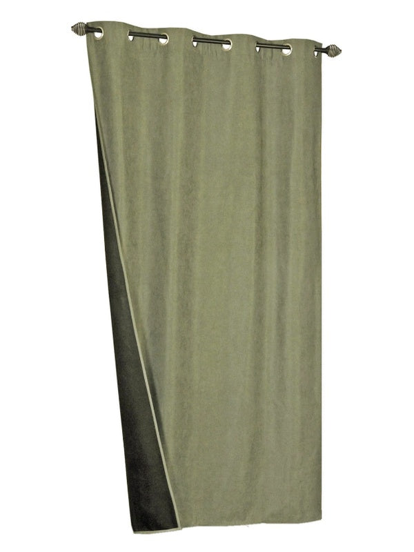 RIDEAU THERMIQUE  SUEDINE MATHIA 140X 240 VERT THE