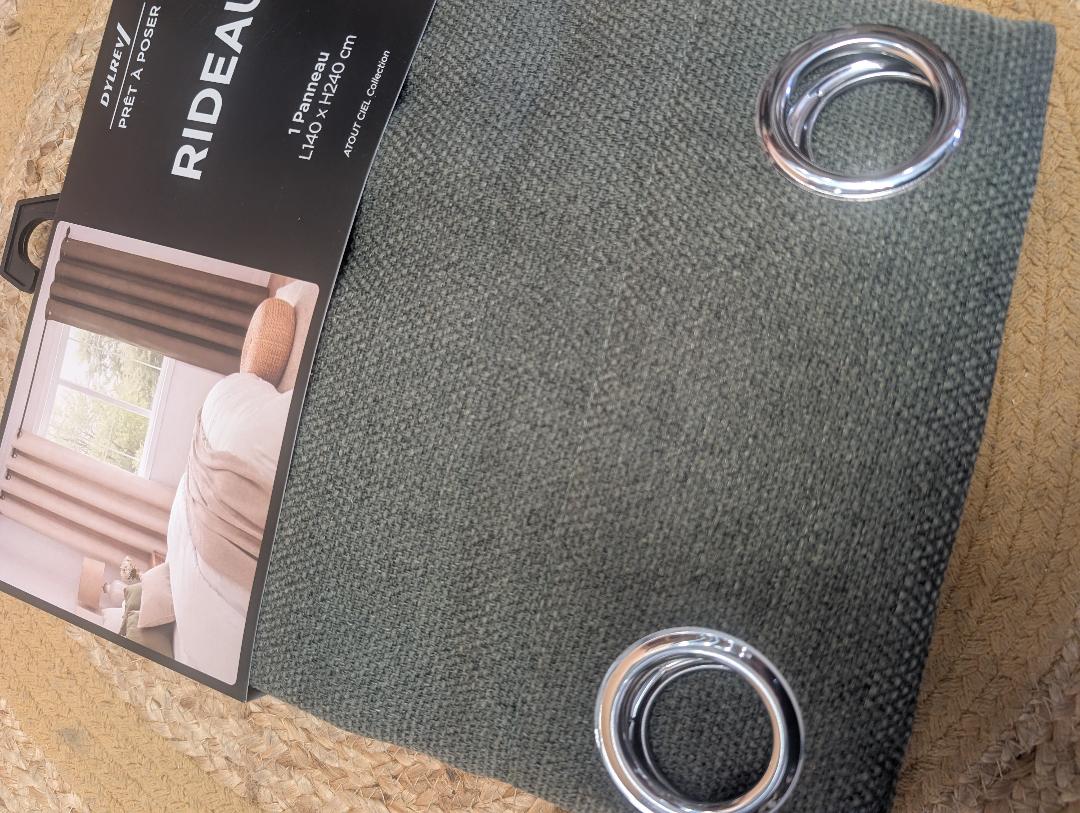 RIDEAU AURORE 140 x 240 CM KAKI