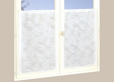 PAIRE DE VITRAGE CHARLIE 60 X 120 BLANC