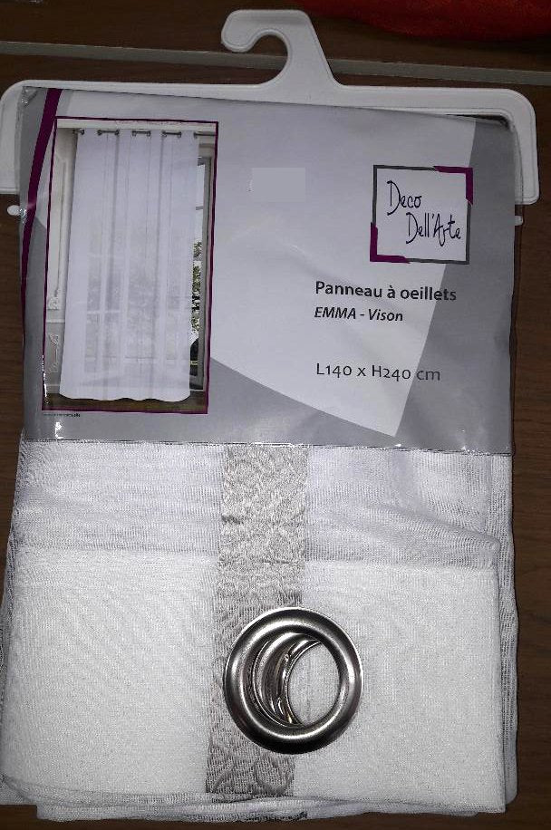 VOILAGE BLANC EMMA 140 x 240 cm