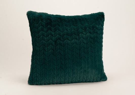 COUSSIN CHEVRON EMERAUDE 40 X 40