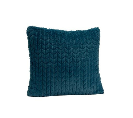 COUSSIN CHEVRON BLEU NUIT 40 X 40