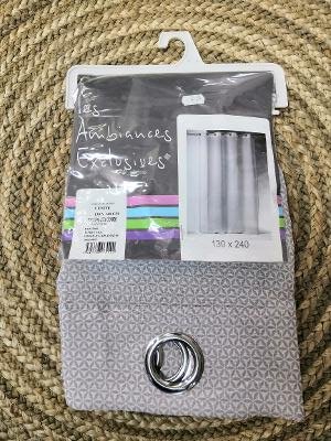 VOILAGE GIUSEPPA 130 X 240 CM GRIS